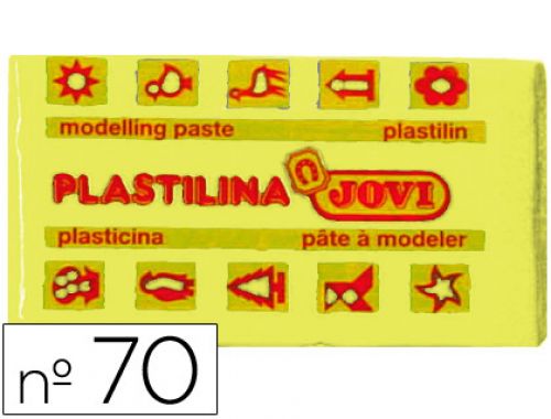 Plasticina jovi 70 50 gr amarelo claro , Jovi , 22120 , 8412027006880